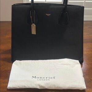 Moncrief London Black Tote Bag